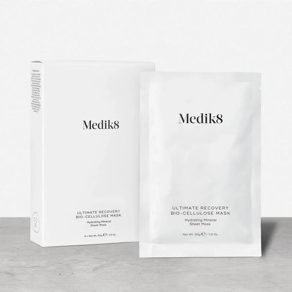 Medik8 Ultimate Recovery Bio Cellulose Mask Hydrating Sheet Mask Pack of 6